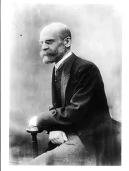 Portret van Émile Durkheim (1858-1917)